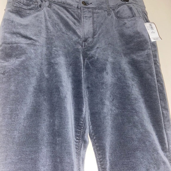 NWT Grey Rockstar Velvet-Touch Old Navy Pants - Size 12 - Picture 3 of 5